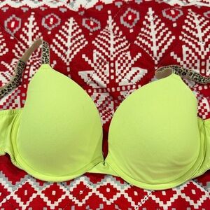 Victoria's Secret Neon Yellow Bra